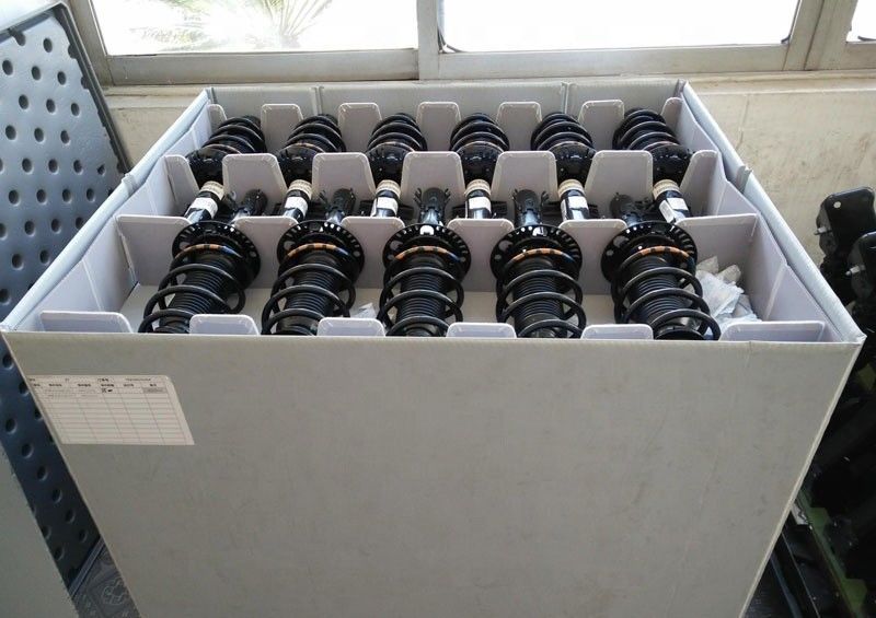 Màu xanh lam 300kg Đang tải Hộp nhựa Coaming Hộp Pallet nhựa có thể gập lại Coreflute