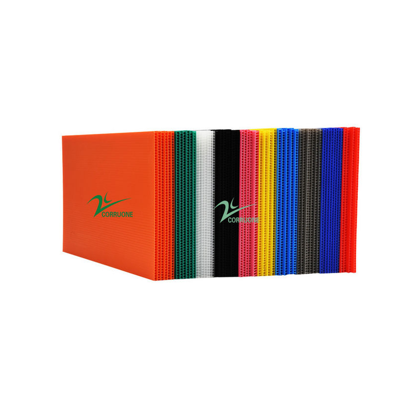 PP 4x8 4mm 5mm Bảng Correx Bảng trắng Correx Fluted Tùy chỉnh