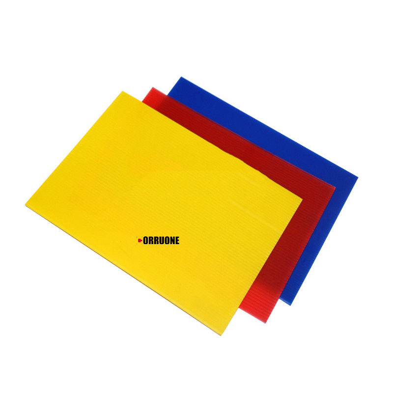 PP 4x8 4mm 5mm Bảng Correx Bảng trắng Correx Fluted Tùy chỉnh