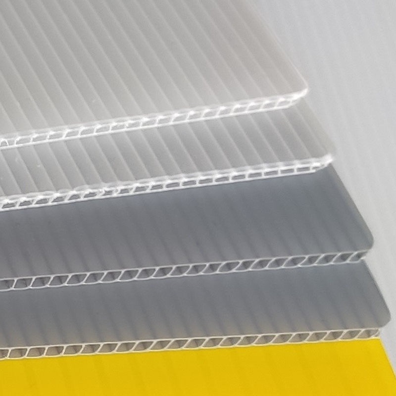 PP 4x8 4mm 5mm Bảng Correx Bảng trắng Correx Fluted Tùy chỉnh