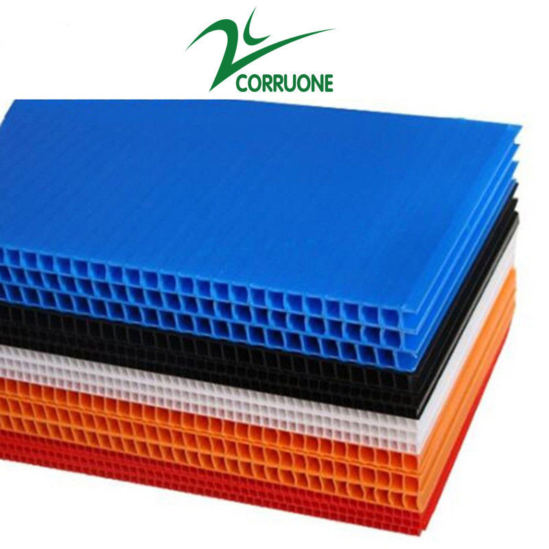 4mm 5mm 4x8 Dấu hiệu Coroplast Khoảng trống Tấm nhựa tái chế