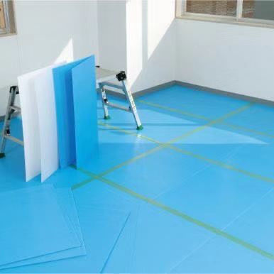 Tấm PP Coroplast chống thấm 2 mm 3 mm Correx Floor Protection Roll