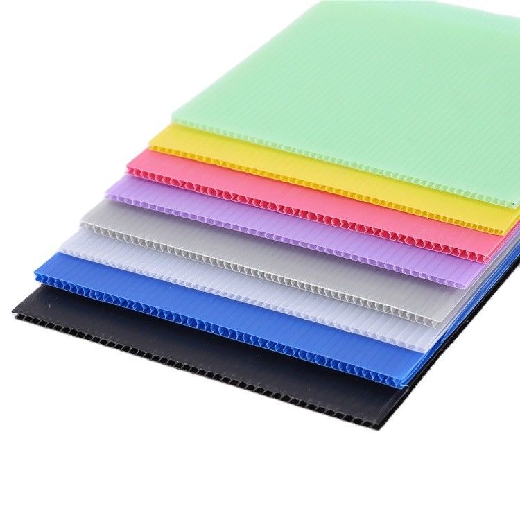 Bảng corflute 2mm 3mm 4mm 5mm 6mm 7mm tấm nhựa lốp corrugated correx board polypropylene honeycomb panel