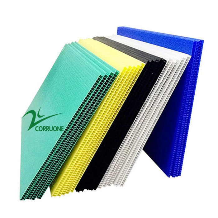 Tấm Corflute 4x8 5mm Tấm bảo vệ Corflute rỗng Màu xanh lá cây Đen