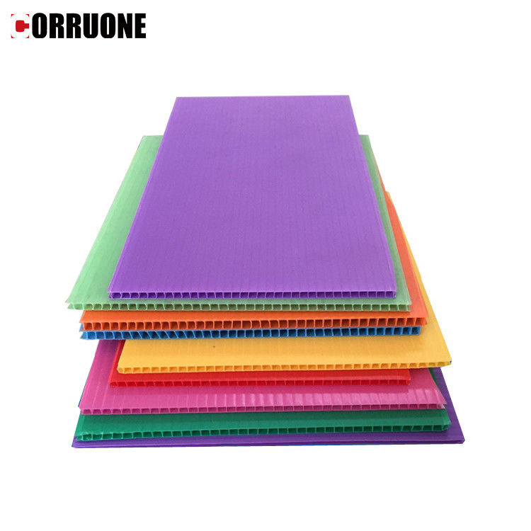 Tấm Corflute 4x8 5mm Tấm bảo vệ Corflute rỗng Màu xanh lá cây Đen