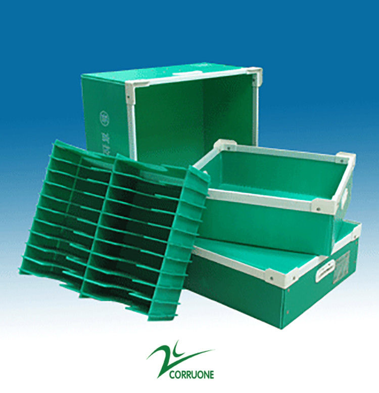 Okra Folding PP Hộp Carton Lưu trữ Correx Hộp PP sóng