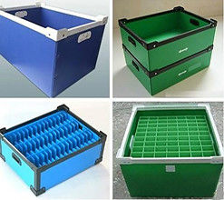 Okra Folding PP Hộp Carton Lưu trữ Correx Hộp PP sóng
