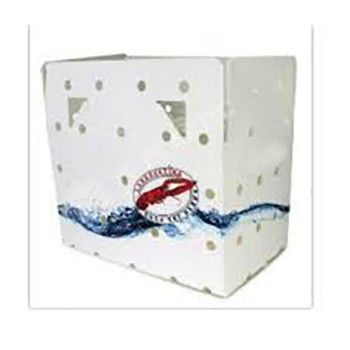 Corruone PP polypropylene 5 KG & 10 KG Custom Waterproof Frozen Meat or Seafood Packaging Boxes Hộp đóng gói thịt đông lạnh hoặc hải sản