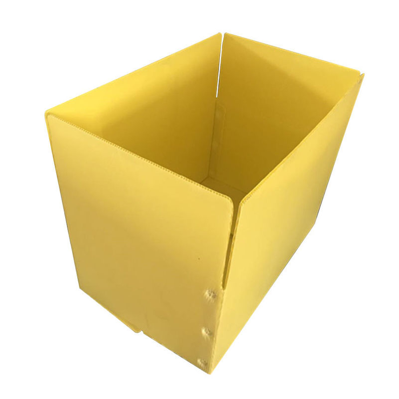Măng tây vàng Correx PP Hộp sóng Hộp lưu trữ Corflute 3,5mm