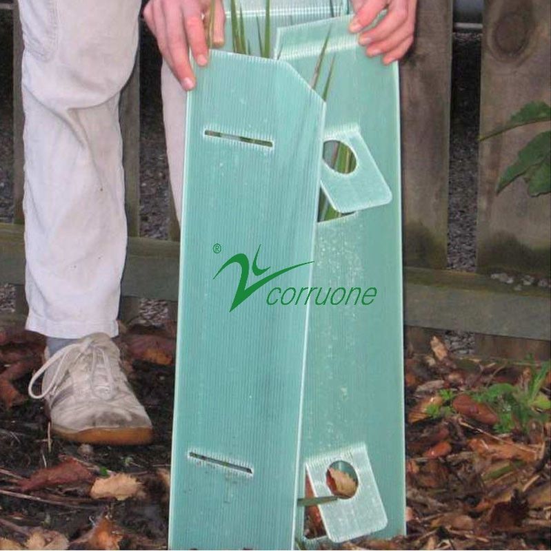 Thân cây bằng nhựa Coroplast Bao gồm Bảo vệ bảo vệ cây bằng nhựa sóng